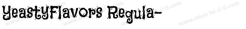 YeastyFlavors Regula字体转换